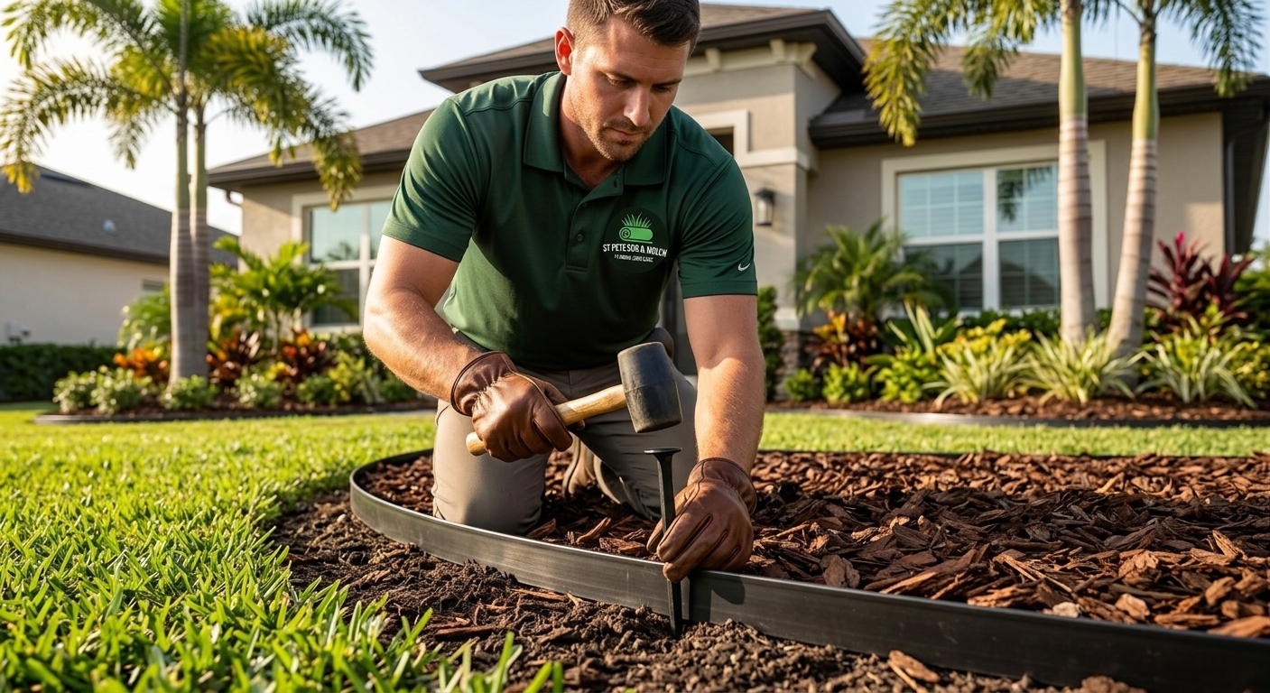 Landscape Edging in St. Petersburg, Florida