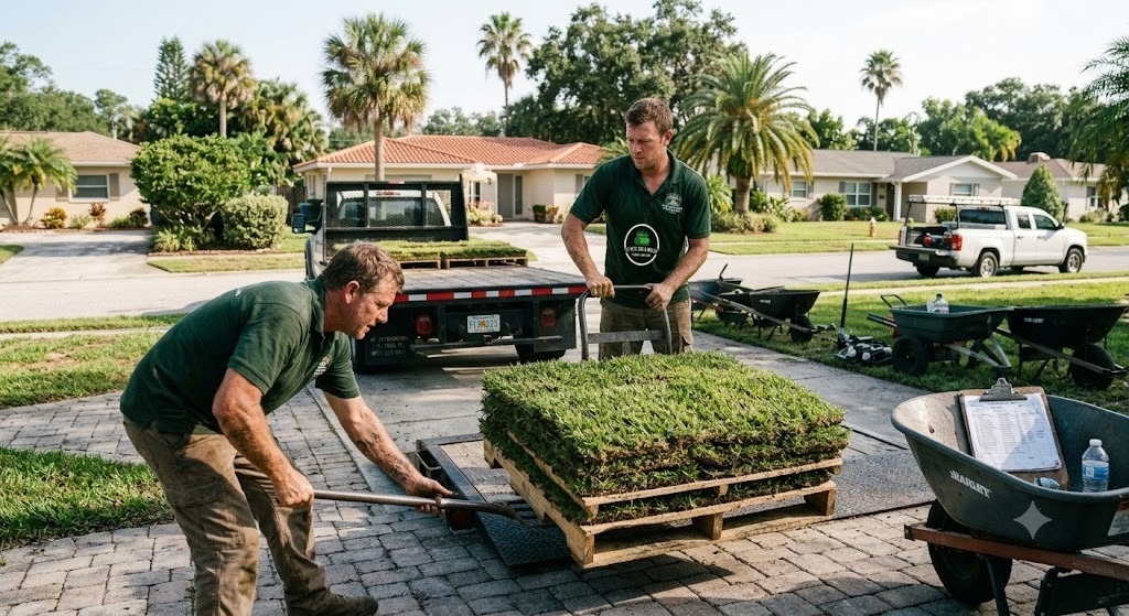 Sod Delivery in St. Petersburg, Florida